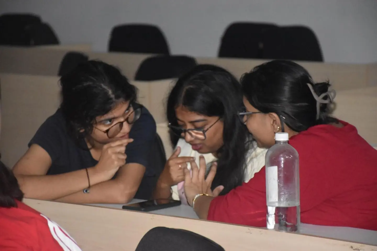 Participants taking part in The Bidding War